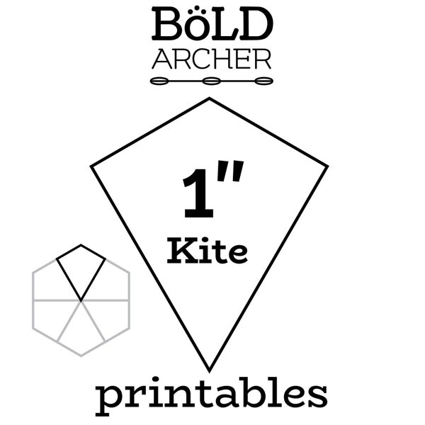 1 Inch Kite EPP Template