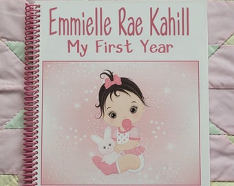 Preemie First Year Girl Calendar Journal ~ 13 Months