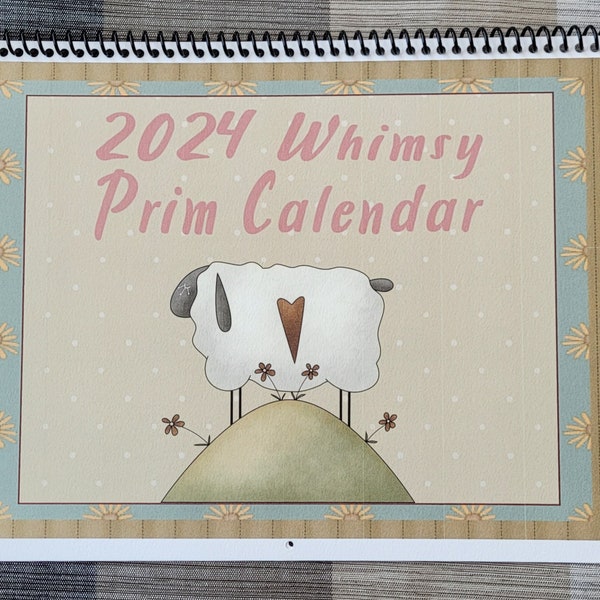 2024 Sheep Calendar Etsy