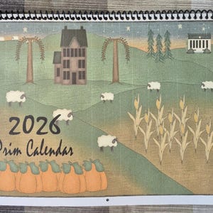 Calendario Primitivo 2026 - Personalizado