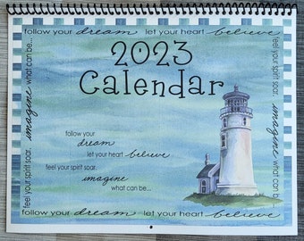 2023 Calendar ~ let your heart believe - Personalized
