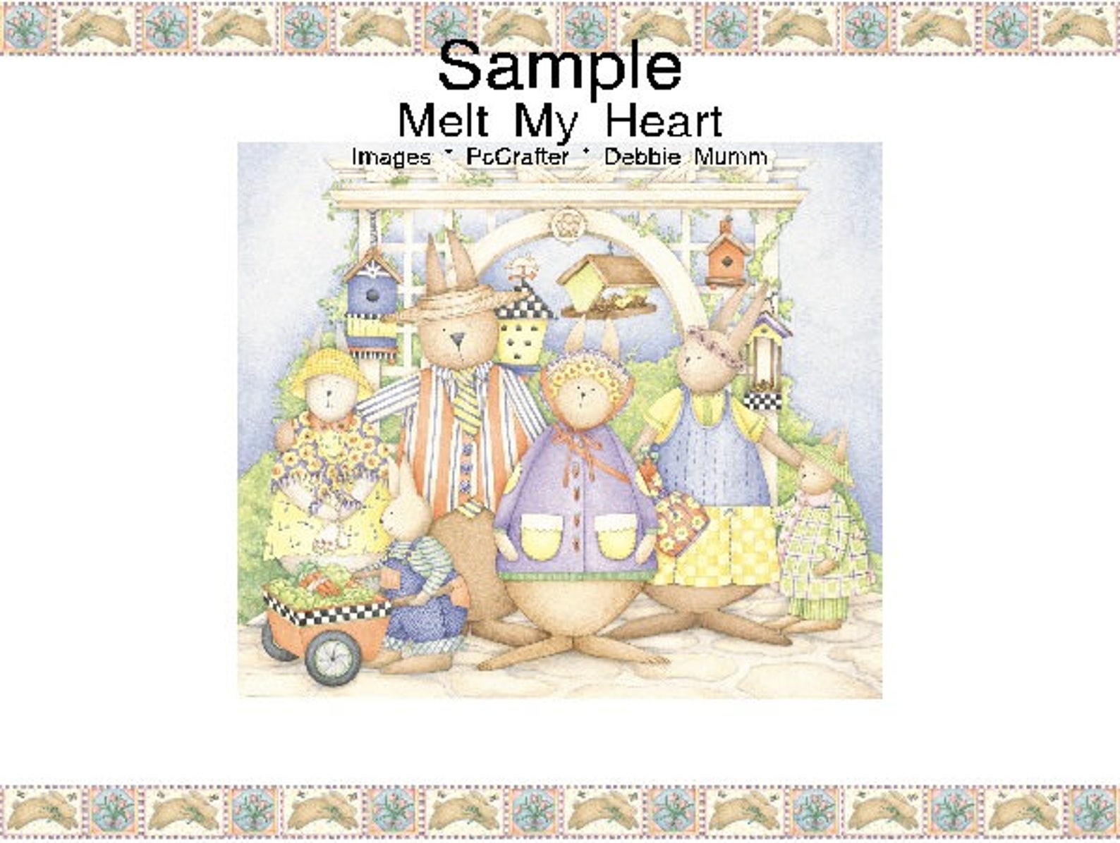 2024 Calendar Debbie Mumm Whimsical Garden Etsy