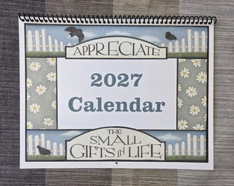 Kalender 2027 ~ kleine cadeautjes - Gepersonaliseerd