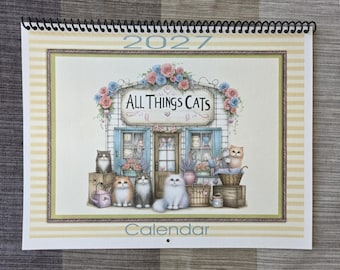 Calendario 2027 ~ Todo sobre gatos
