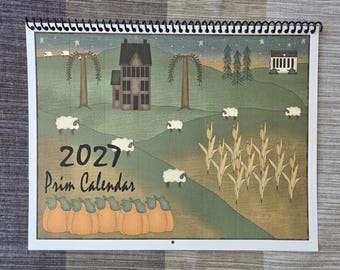 2027 Calendar Primitive - Personalized