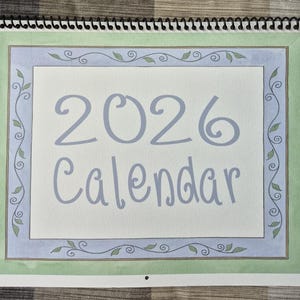 2026 Calendar Country Time - Personalized