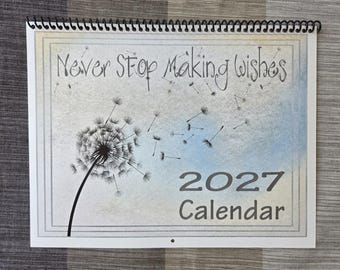 Kalender 2027 ~ Blijf wensen doen - Gepersonaliseerd