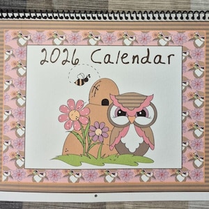 2026 Hoots Calendar - Personalized