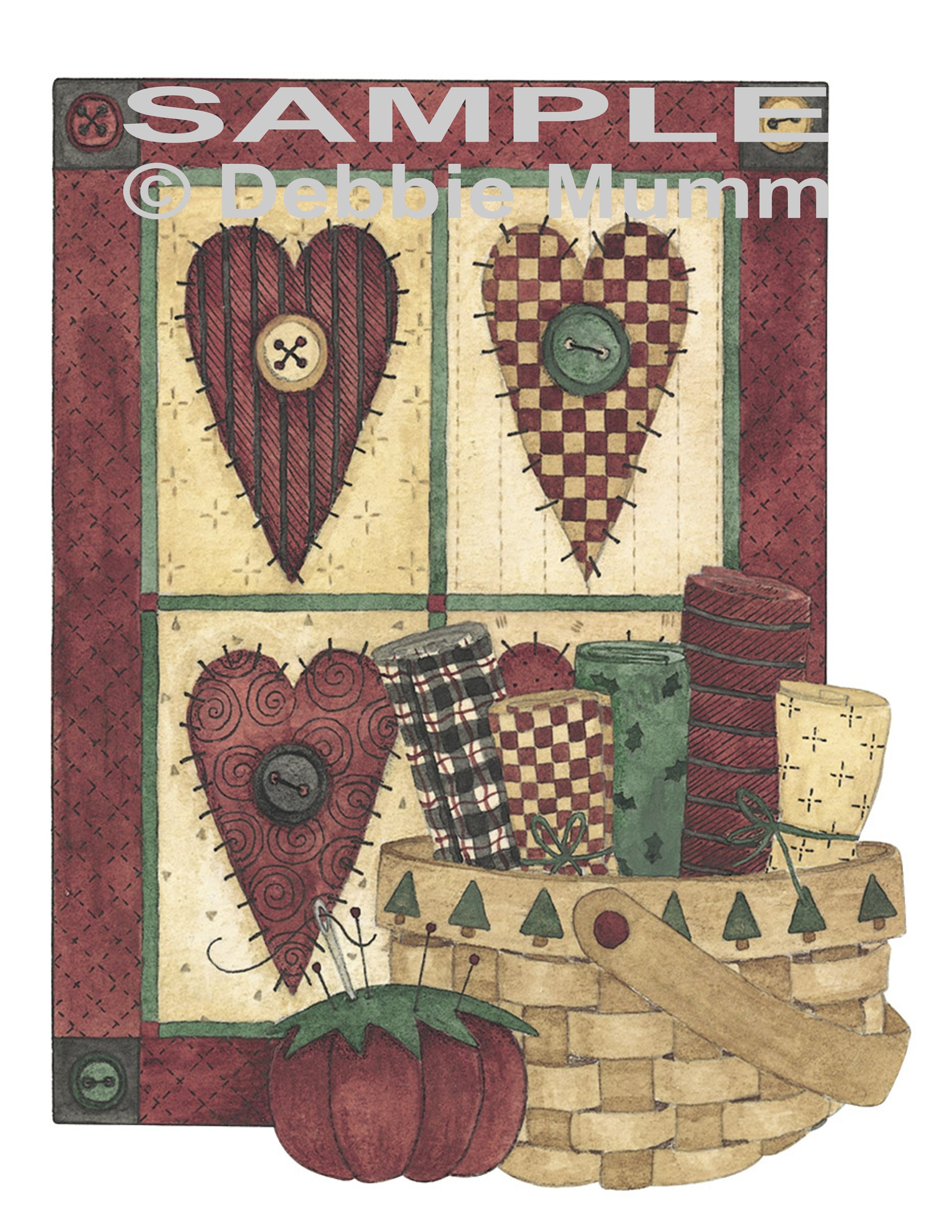 2024 Calendar Debbie Mumm Portraits New Design Etsy