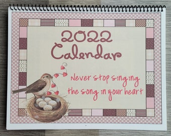 2022 Calendar - Never Stop Singing - Personalized