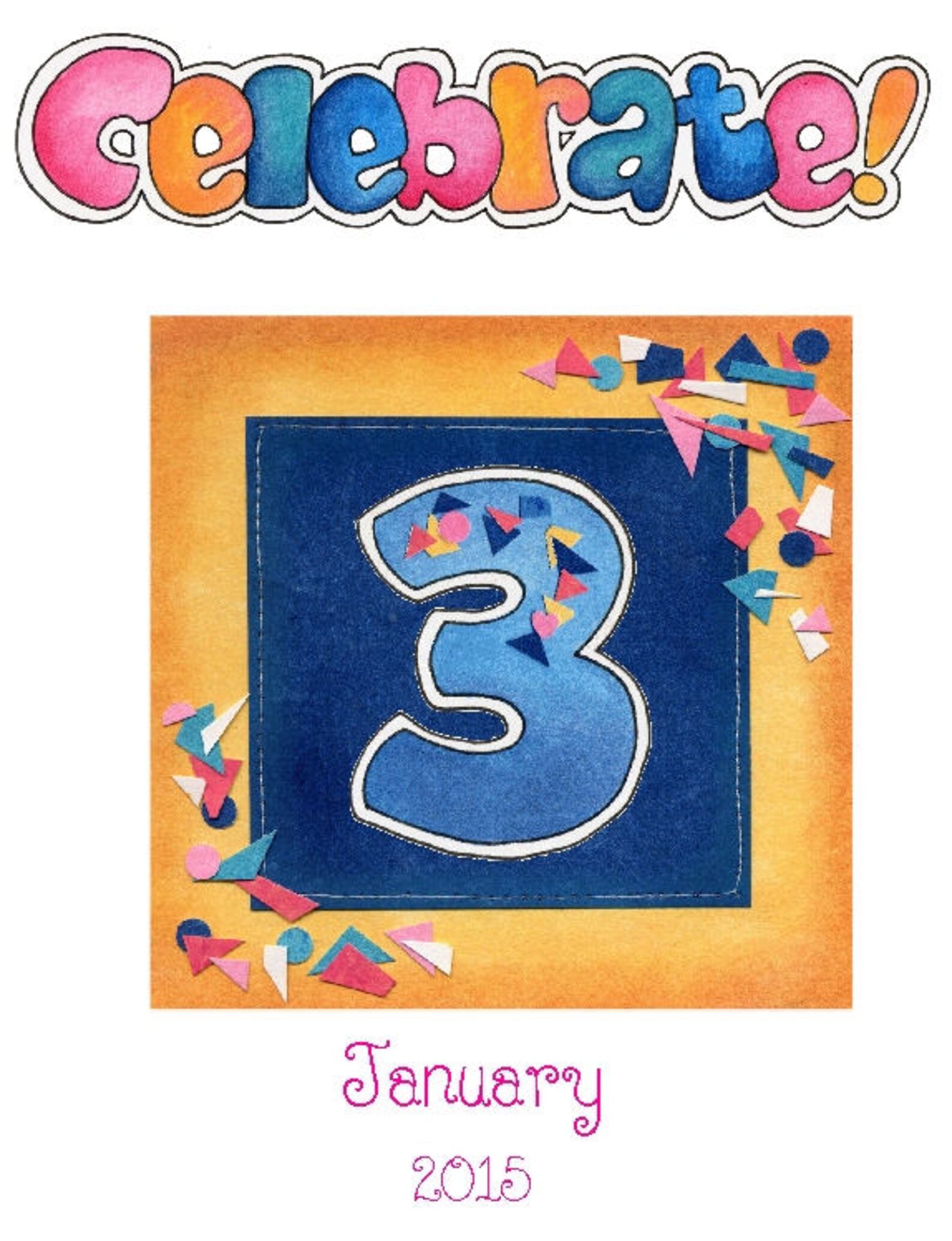 Little Girl Third Year Calendar and Memory Book 13 Month Etsy