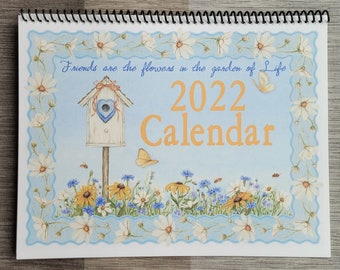 2023 Calendar ~ Friends are the flowers - Personalized