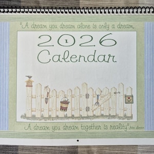 2026 Calendar A Dream you Dream - Personalized