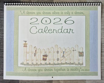 2026 Calendar A Dream you Dream - Personalized