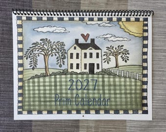 Calendario 2027 Prim Saltbox House - Personalizado