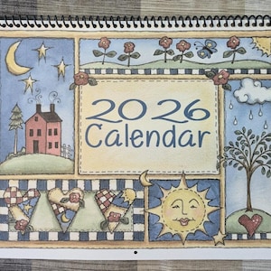 Calendário 2026 Casa Aconchegante - Personalizada