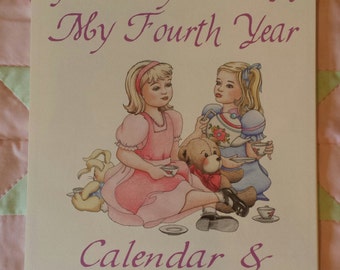 Tea Party Girl Calendar ~ 13 Month Calendar - Personalized