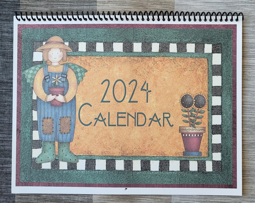 2024 Calendar Debbie Mumm Garden Etsy