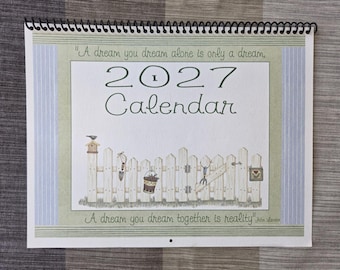Kalender 2027: Een droom die je droomt - Gepersonaliseerd