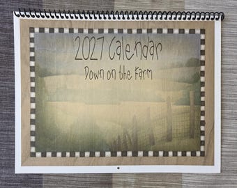 Kalender 2027 ~ Auf dem Bauernhof – Personalisierbar