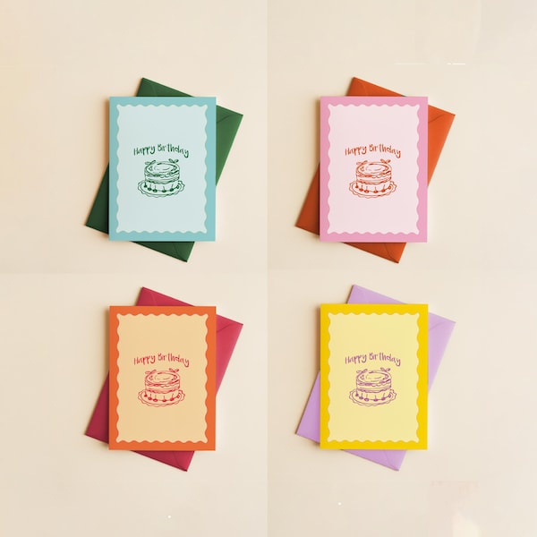 Birthday Card Pack - Etsy UK