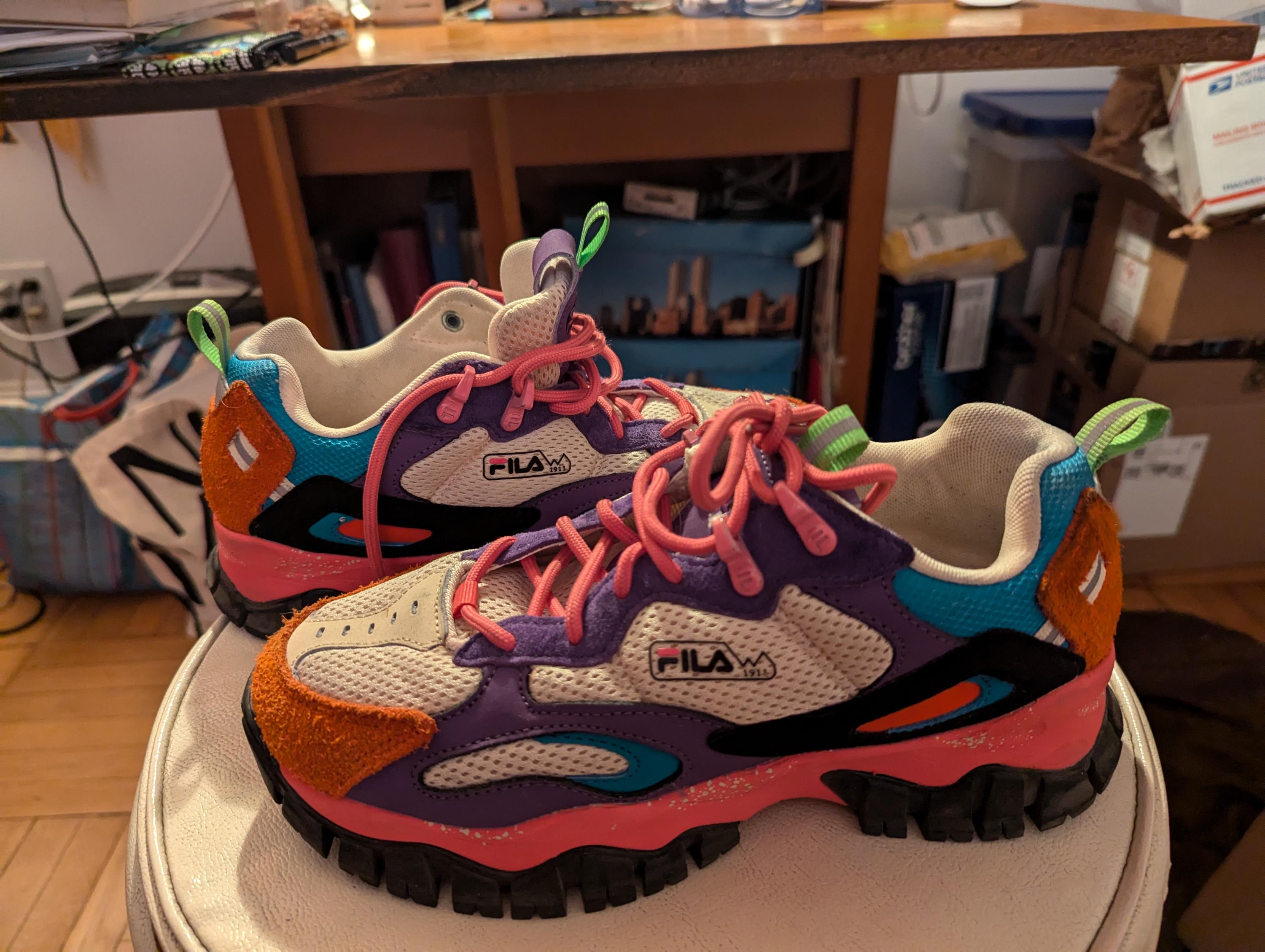 Retro Style Fila Multicolor Sports Shoes - Etsy display picture 3