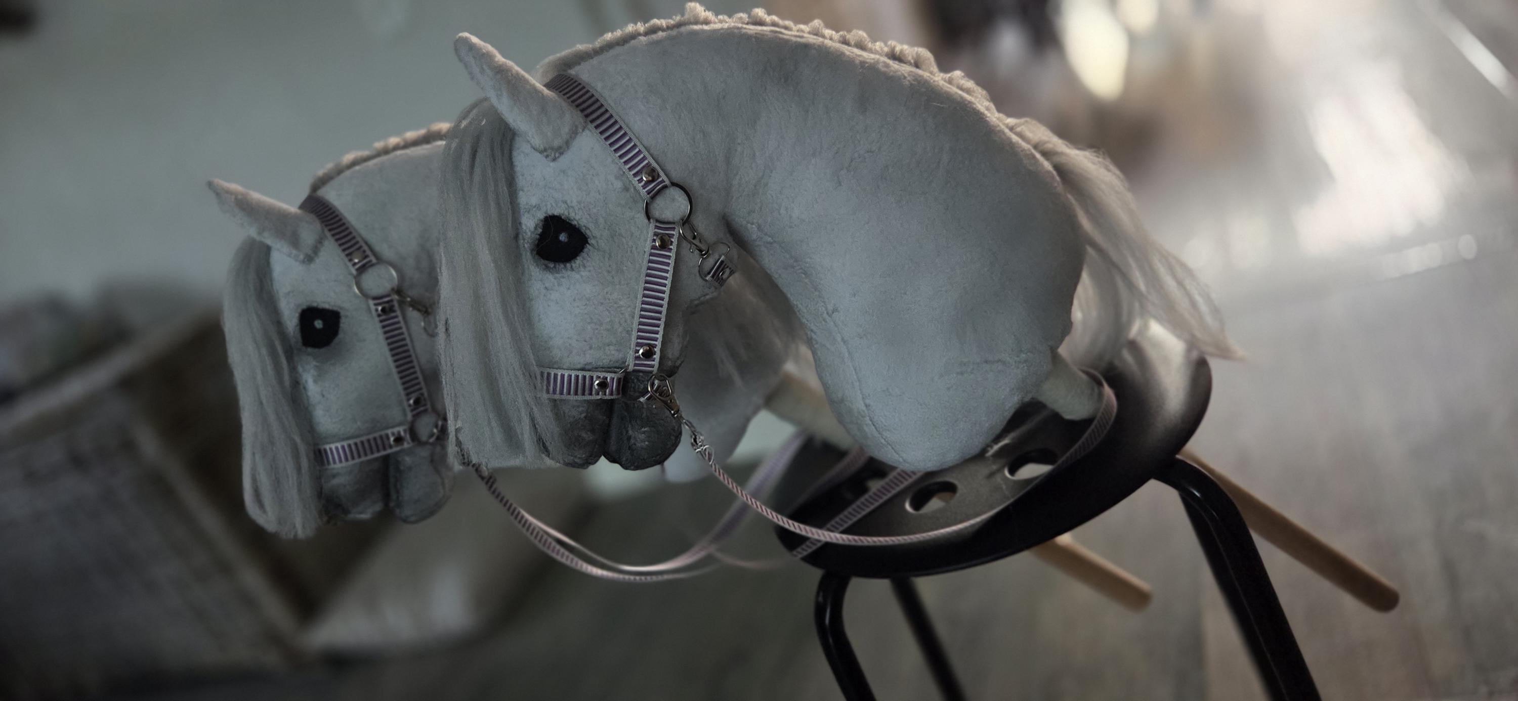 Hobbyhorse complete with matching bridle