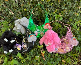 KAWAII bag with cute charms