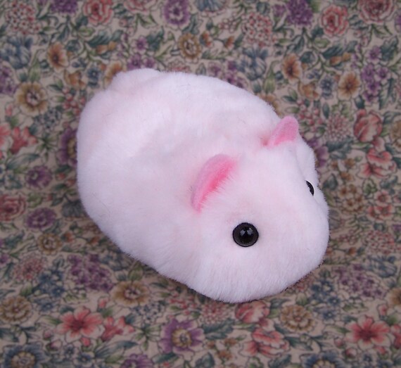 Pink Toy Hamster Cute Handmade Plushie