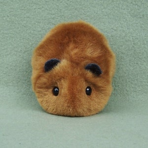 Rust Brown Toy Hamster Cute Handmade Plushie