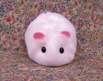 Pink Toy Hamster Cute Handmade Plushie