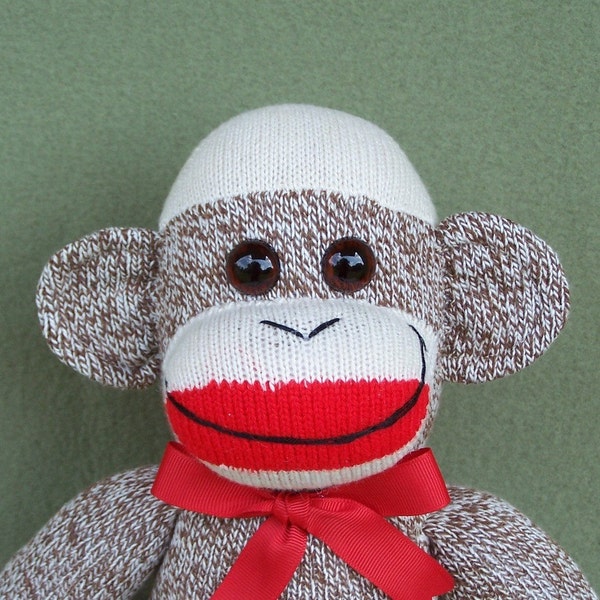 Red Heel Sock Monkey