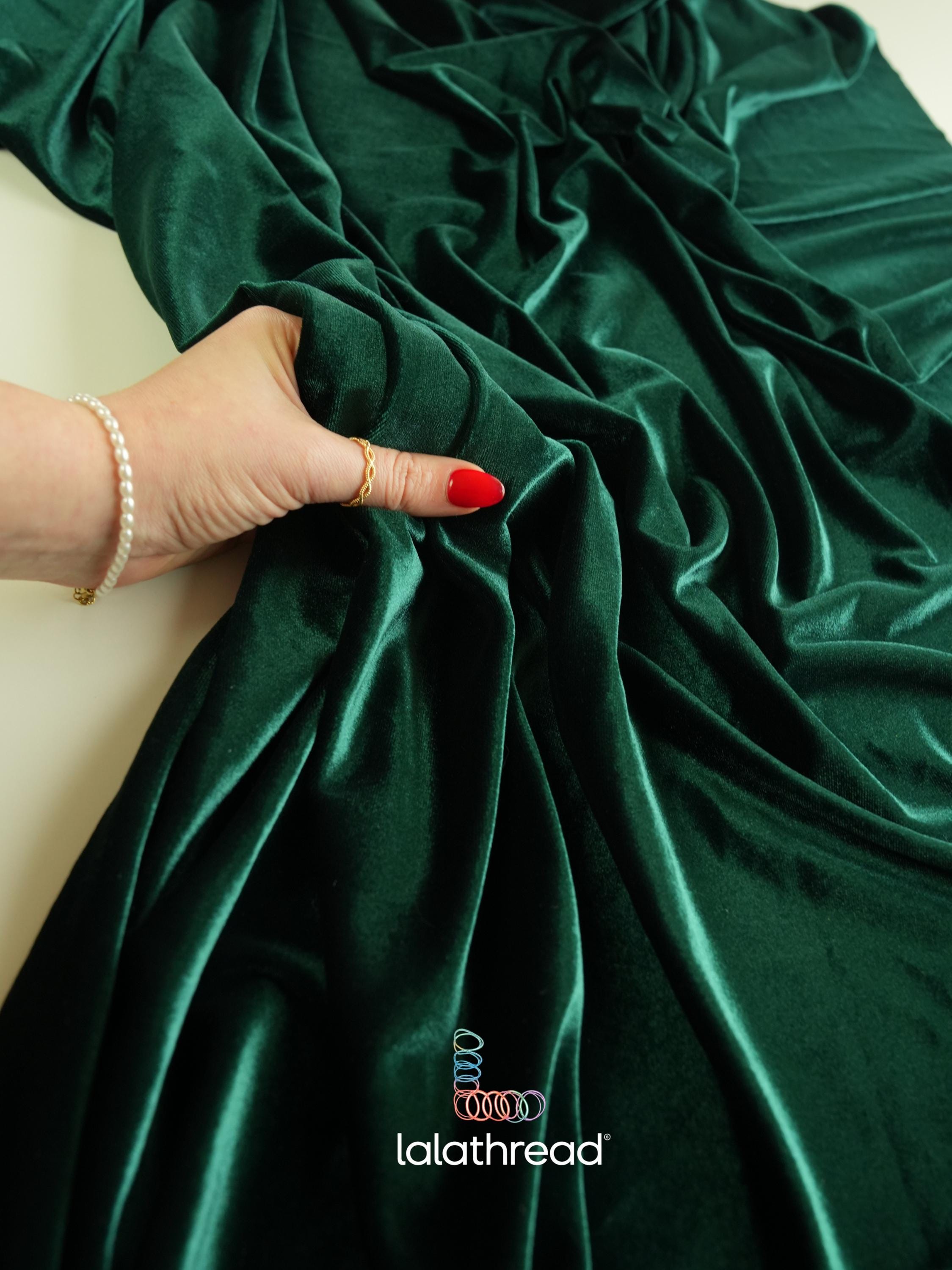 Green Velvet Dresses - Etsy