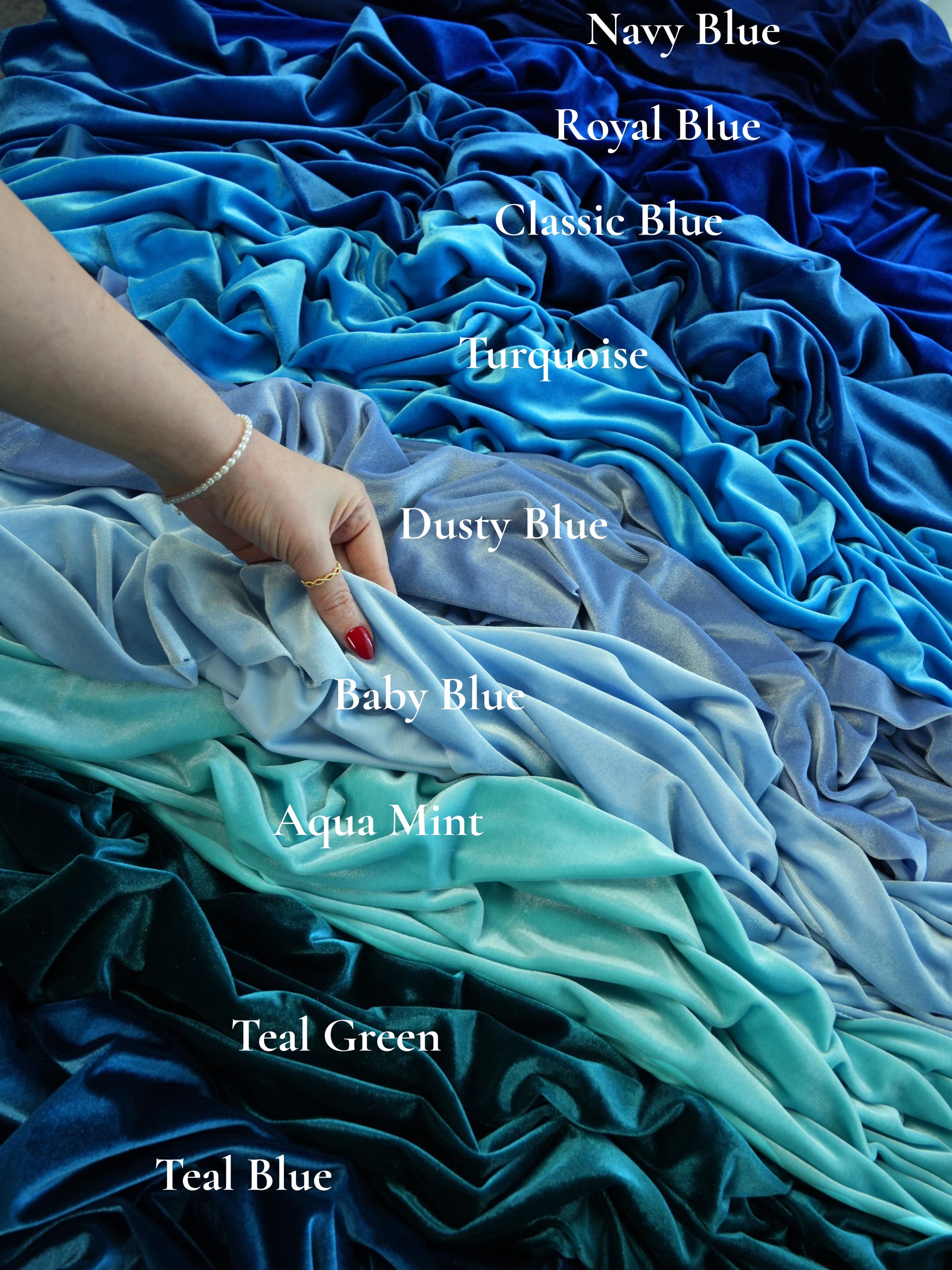 Teal Velvet Dress - Etsy
