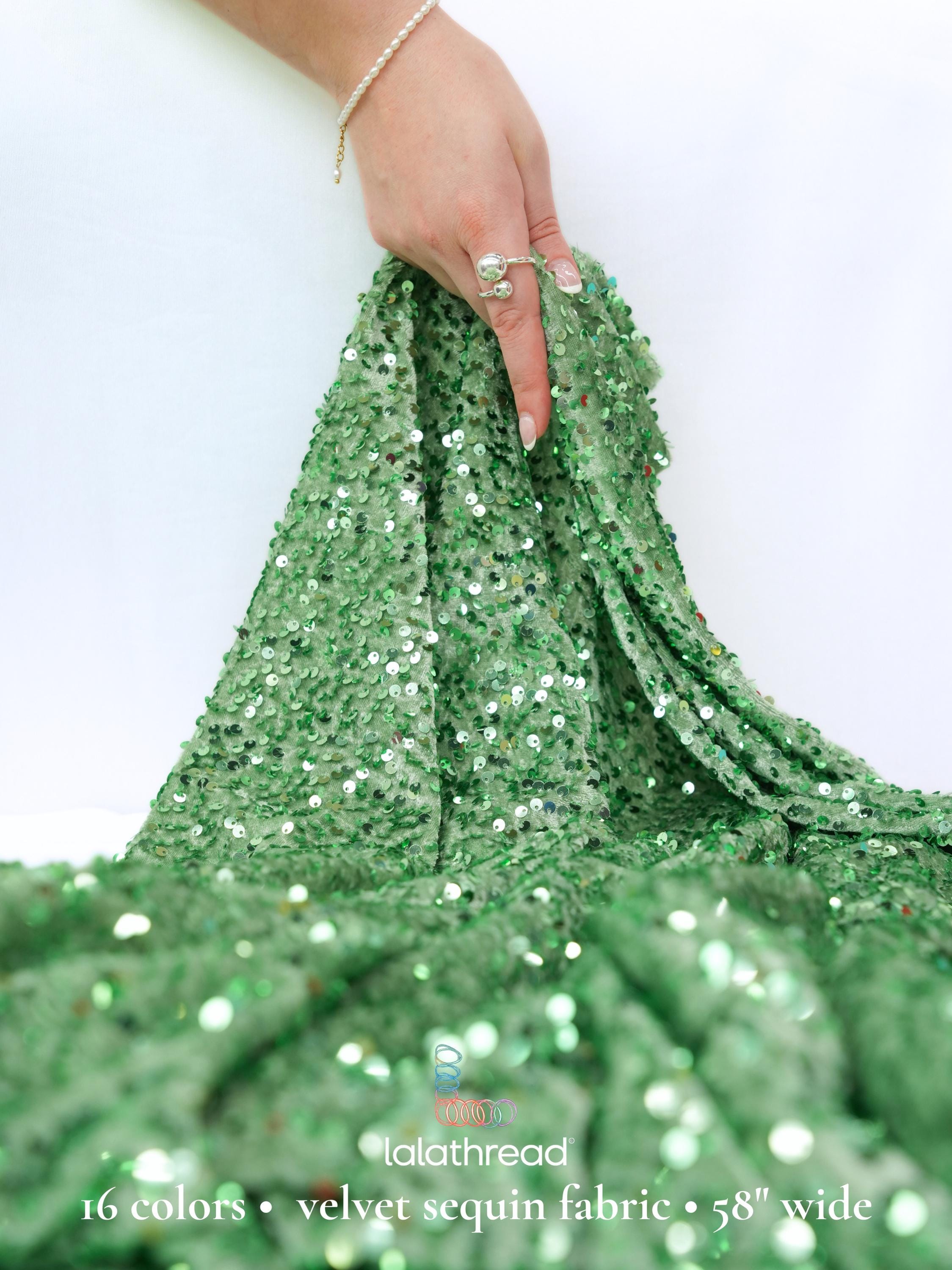 Sequin Sage Green Dress - Etsy