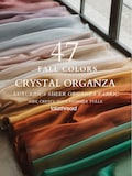 Premium Sheer Organza Fabric by Yard 60"Wide,Crystal Organza Wedding Dress Overlay,Shimmer Soft Tulle Fabric,Sheer Material Fall Home Decor