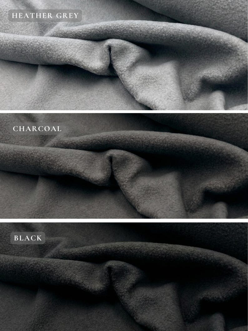 Tissu polaire doux anti-boulochage par mètre | Tissu polaire pelucheux doux de 60 po. de large pour couvertures, pyjamas, travaux manuels, tissu pelucheux sans couture image 3