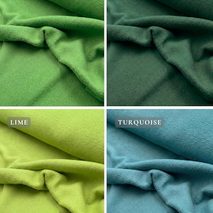 Tissu polaire doux anti-boulochage par mètre | Tissu polaire pelucheux doux de 60 po. de large pour couvertures, pyjamas, travaux manuels, tissu pelucheux sans couture image 5