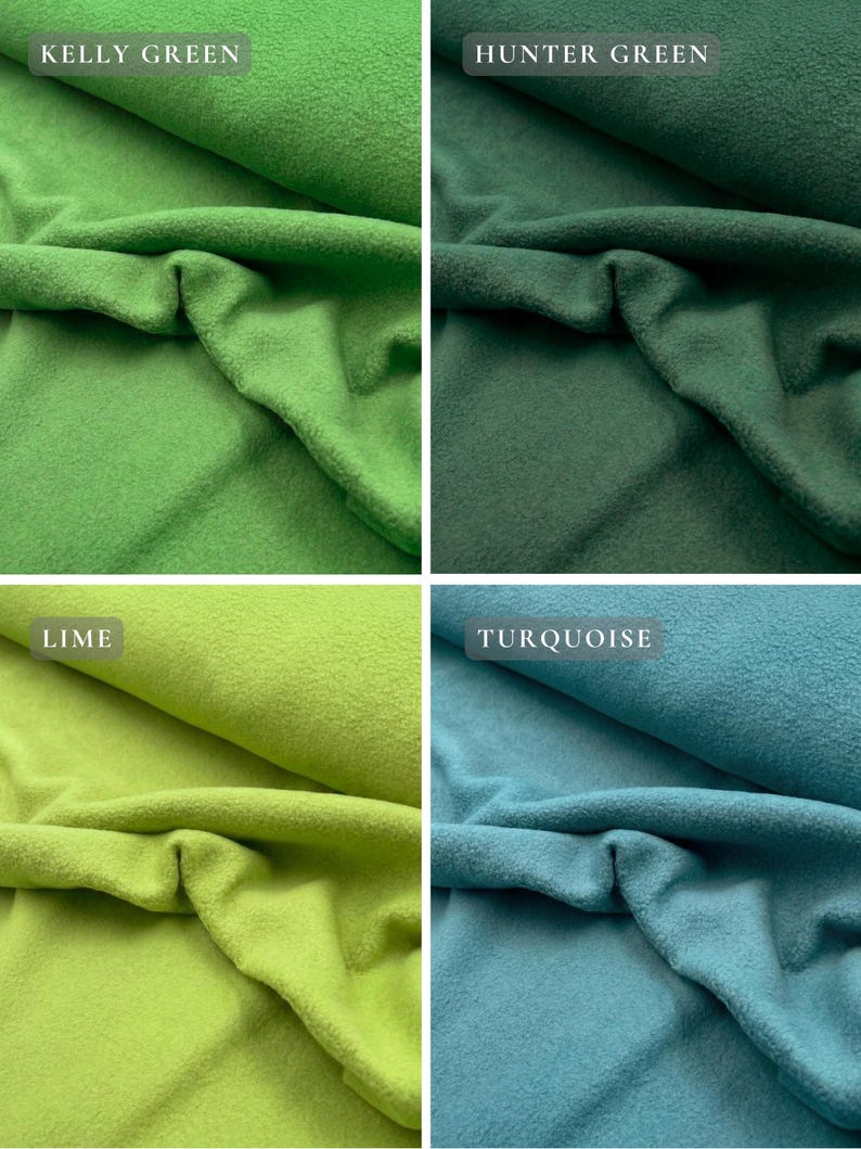 Tissu polaire doux anti-boulochage par mètre | Tissu polaire pelucheux doux de 60 po. de large pour couvertures, pyjamas, travaux manuels, tissu pelucheux sans couture image 5