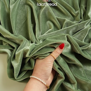 Sage Green Stretch Fabric - Etsy