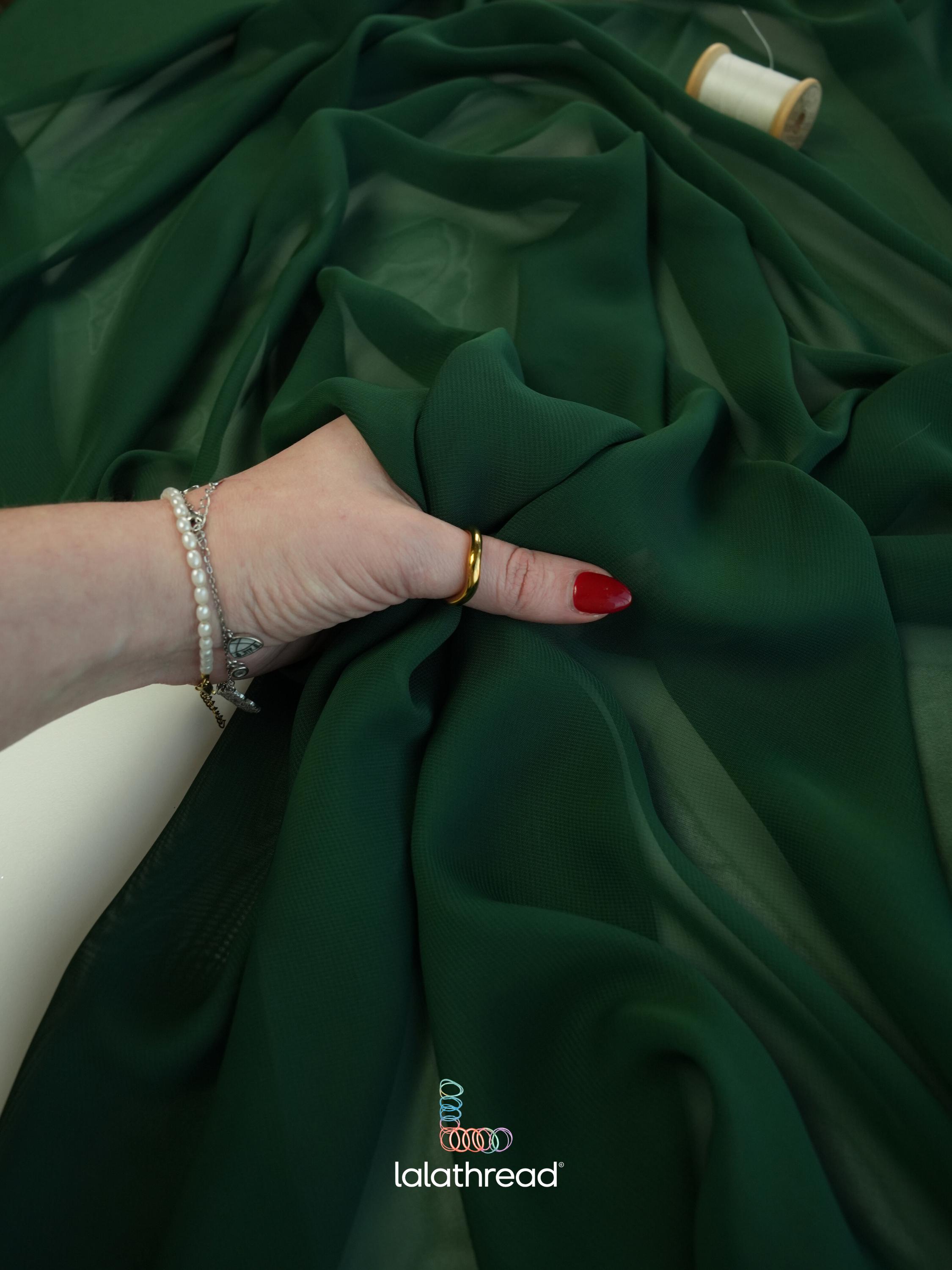 dark green dress fabric Dasayo Short Sleeve Womens Size:60.5 x 21 x 35 boob tape for women Green linen fabric This fabric is great