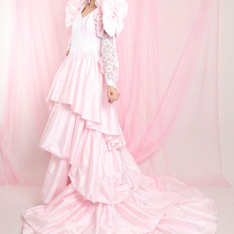 Pink Wedding Dress - Etsy