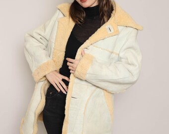 70s Lakeland Rancher Jacket: Vintage Sheepskin Shearling Collar