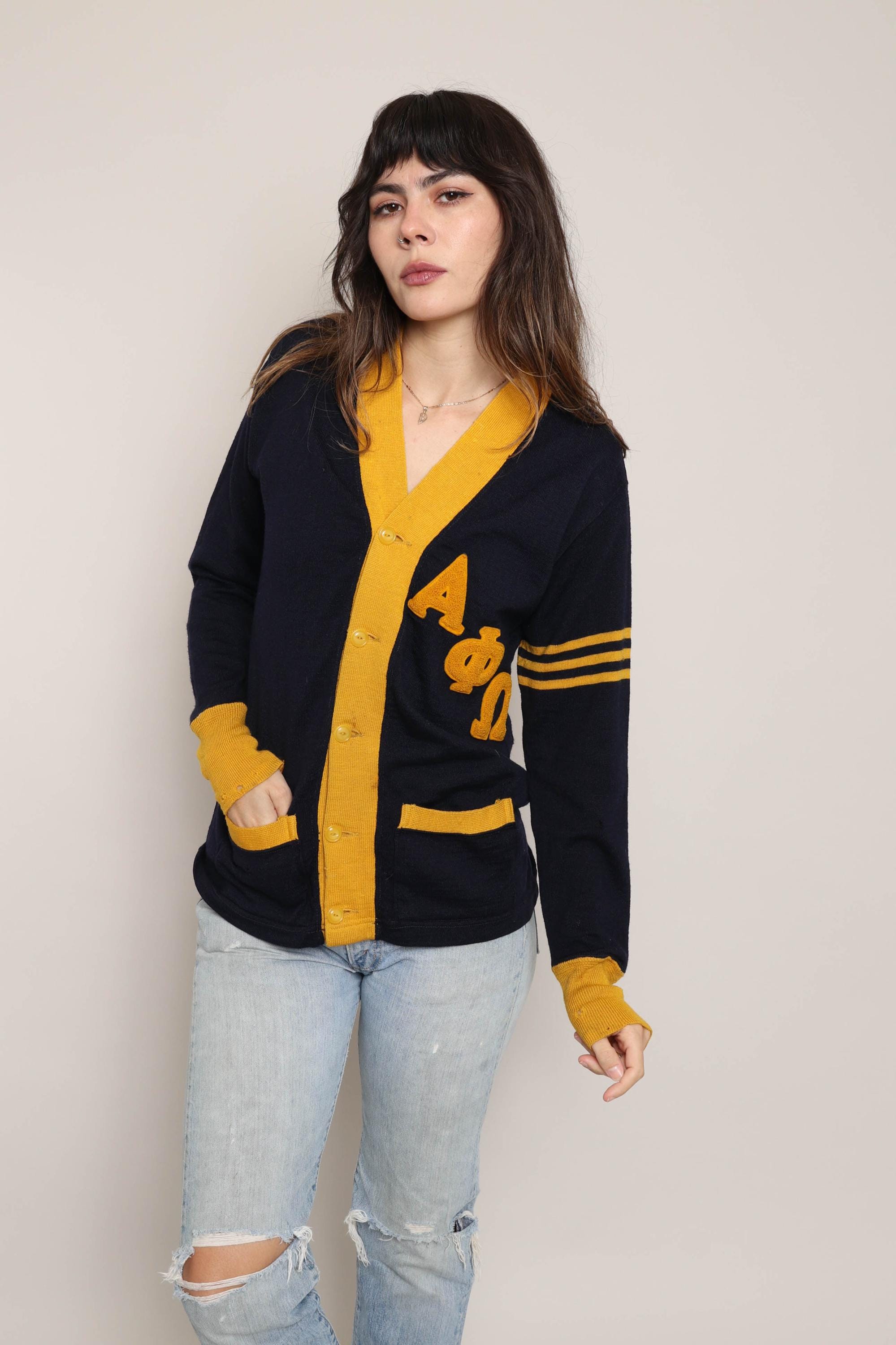 50s VARSITY Sweater XS S / Vintage 1950s Varsity Wool 50s VARSITY Sweater XS S / Vintage 1950s Varsity Wool