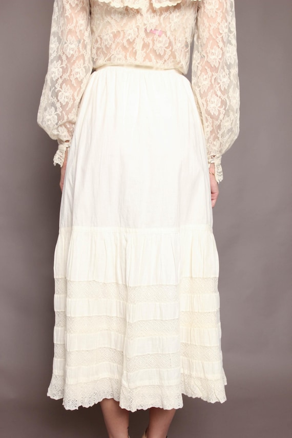 1910s EDWARDIAN tea skirt XS / Antique edwardian … - image 3