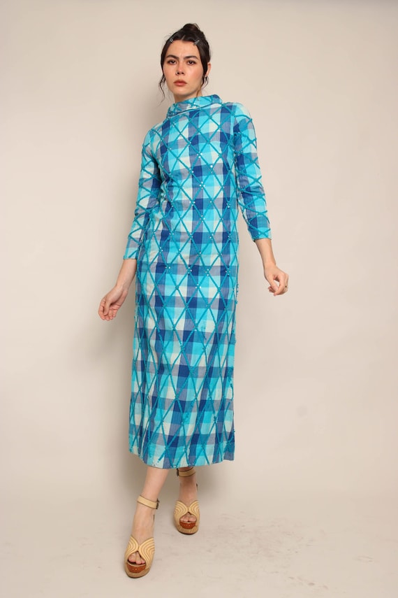 blue 60s dress Lila Bath Cotton Yarn Size XS S Color:Salmon Bacon Blue Cheese Pasta Dresses Size 12 Evening dress Womens vintage wedding juniors