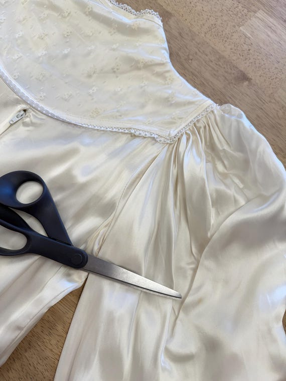 70s GUNNE SAX dress XS S / 1970s Gunne Sax weddin… - image 9