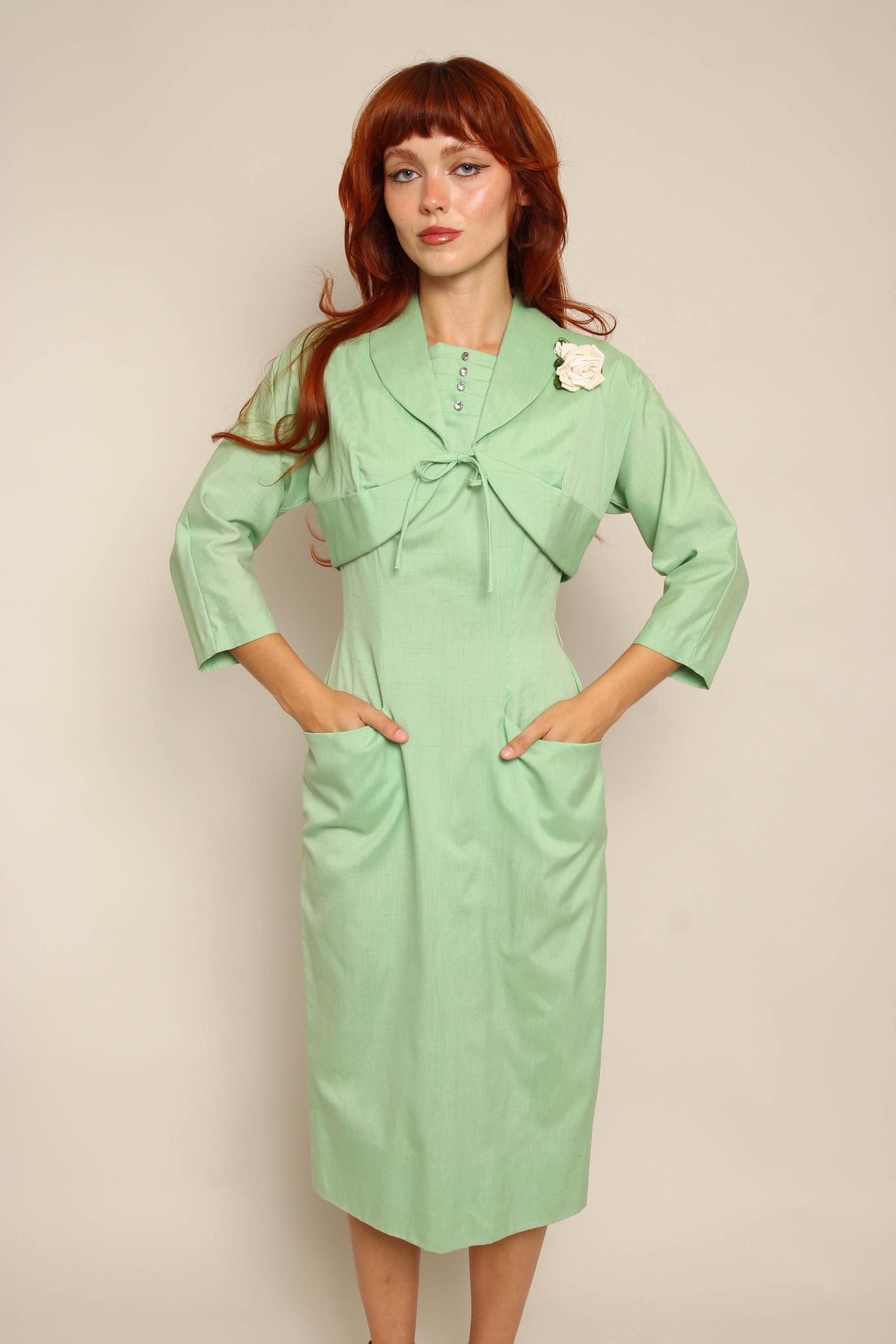 etsy mint green dress Olive Green Sequin Strapless High Split Long Prom Dress main image 1