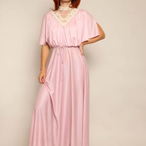 vintage mauve bridesmaid dresses KissProm Short Sleeves Bateau A-Line Chiffon Dress in Mauve, Vintage / 12 1x Women Dress Vintage Mauve Bridesmaid Dress -