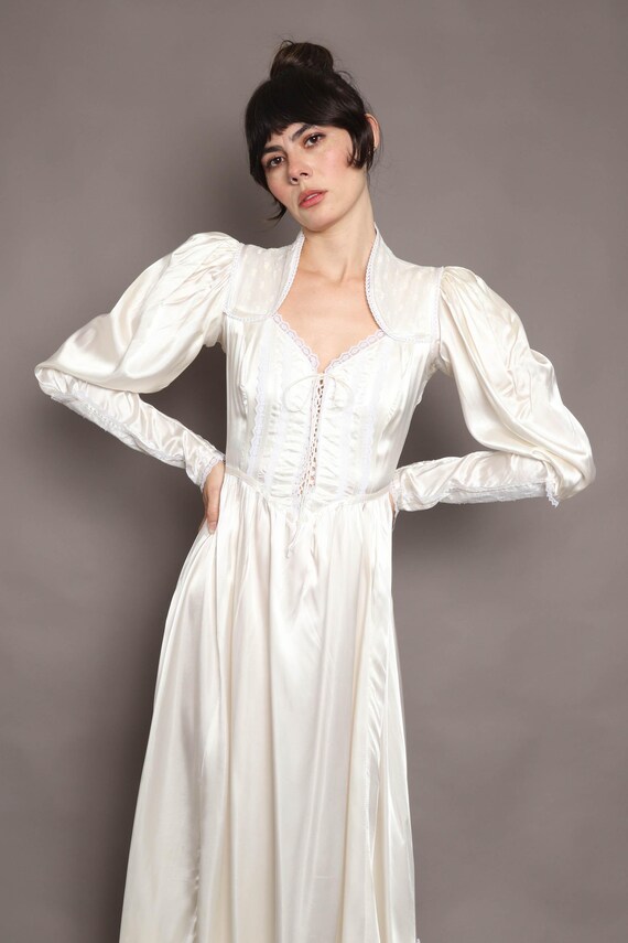 70s GUNNE SAX dress XS S / 1970s Gunne Sax weddin… - image 3